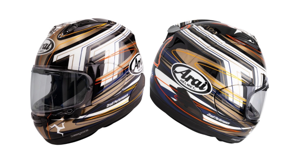 Arai Luncurkan Edisi Terbatas RX-7V Evo Isle of Man TT 2026 dengan Desain Retro Futuristik