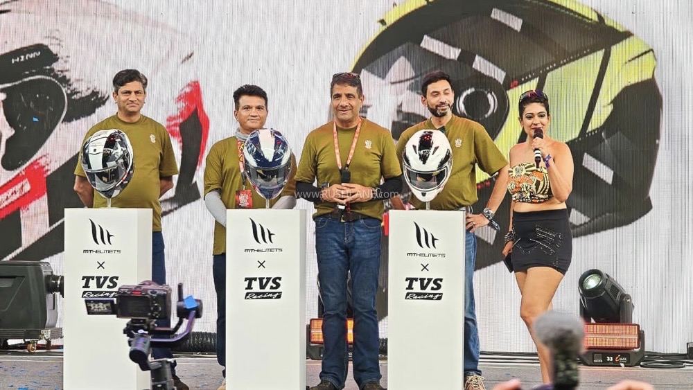 Mulai Rp 1 Jutaan! TVS Racing dan MT Helmets Rilis Helm Baru Berstandar Internasional di India