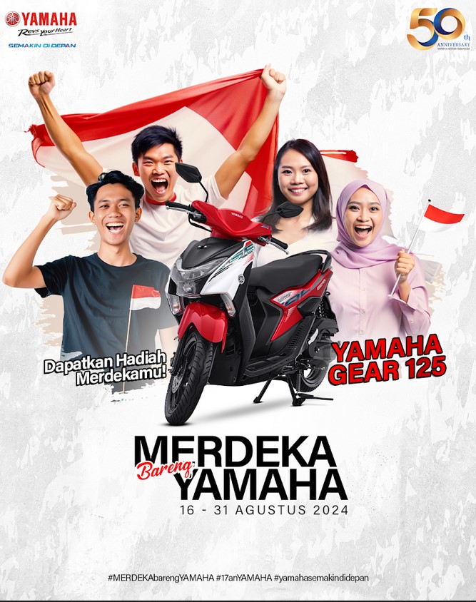 Sat-Set! Gini, Cara Ikut Program Merdeka Bareng Yamaha, 'Dijamin' Bisa Dapat Yamaha Gear 125 Bray!