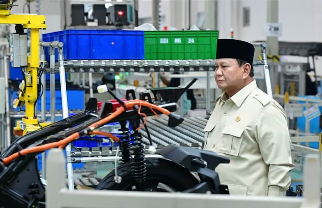 Pakai Motor Listrik Bisa Lebih Hemat, Prabowo Sebut Pengeluaran Turun hingga 70 Persen