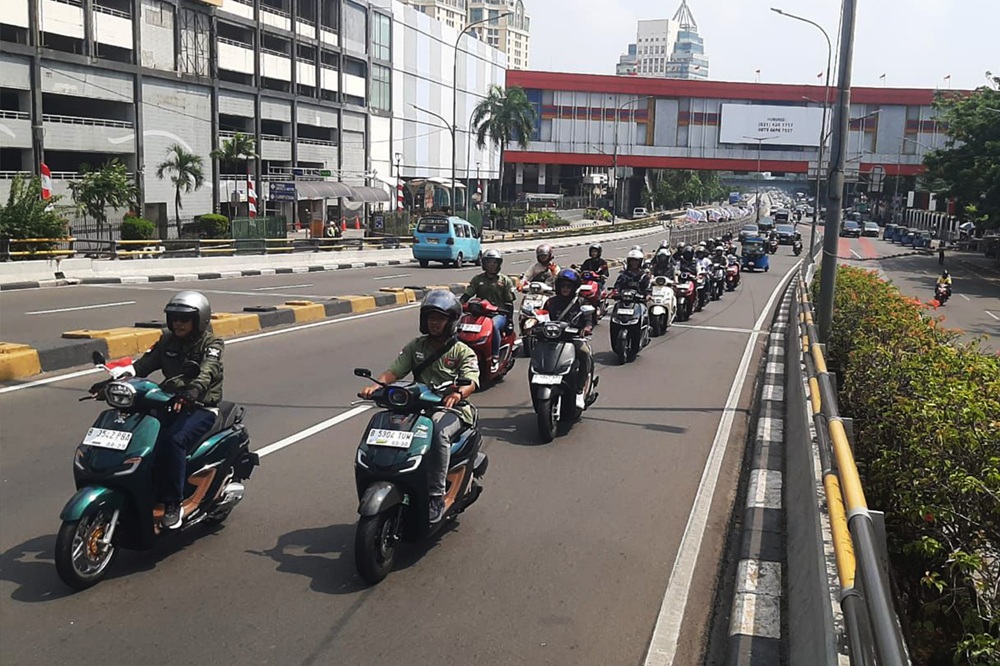 Convoy Merdeka 2025: Semangat Nasionalisme dan Keselamatan Berkendara dari Komunitas Honda Stylo