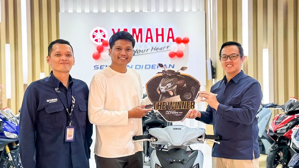 Kesetiaan 16 Tahun Bersama Yamaha Mio Berbuah Manis, Konsumen Asal Bogor Raih Hadiah Skuter Terbaru