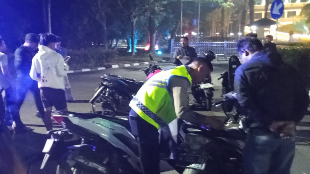 Jangan Nekat Balap Liar, Satlantas Polresta Tangerang Amankan 4 Sepeda Motor