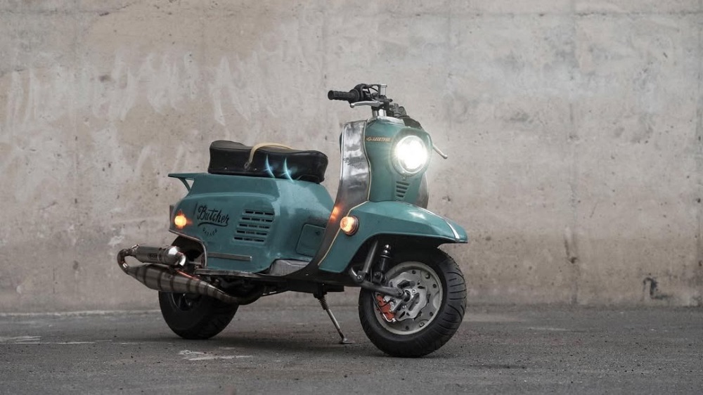 Transformasi Vyatka Elektron, Skuter Soviet dengan Sentuhan Kustom Ekstrem