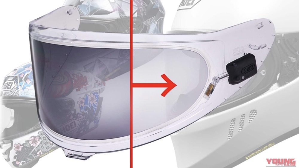 SHOEI Luncurkan e:DRYLENS, Visor Helm yang Bisa Adaptasi dengan Cahaya dan Anti Kabut