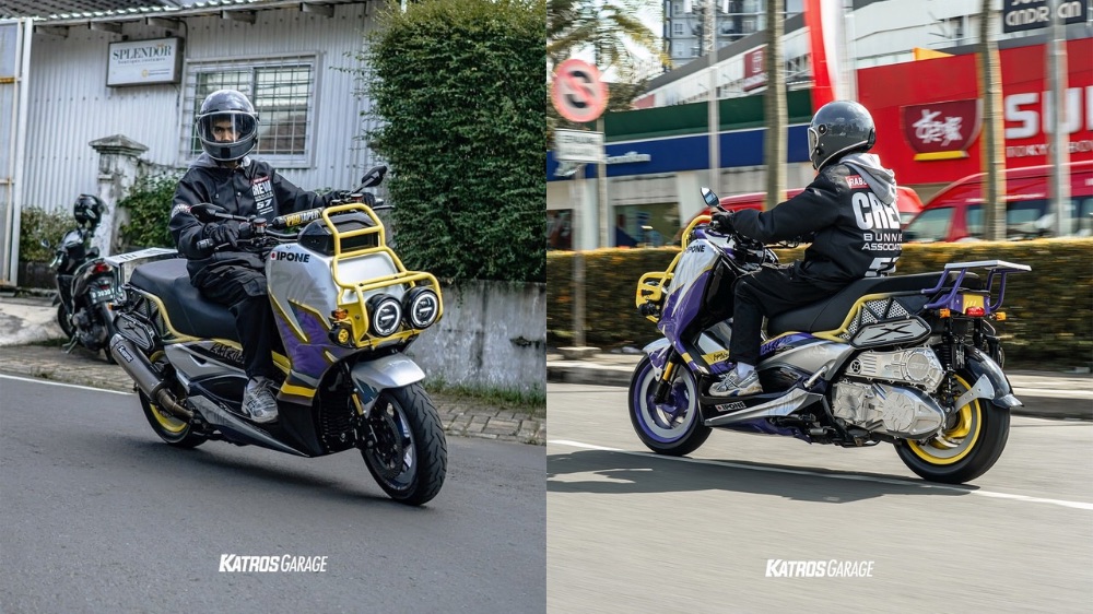 Modifikasi Yamaha XMAX Bergaya Dual Purpose Hasil Garapan Katros Garage yang Tetap Pertahankan Sasis Asli
