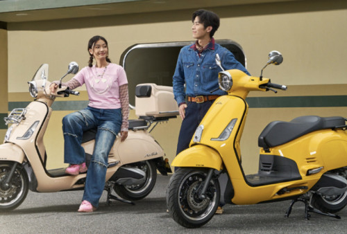 Honda NS150LA Gabungkan Gaya Retro dan Teknologi Canggih yang Jadi Skuter Fashionable Andalan di Tiongkok