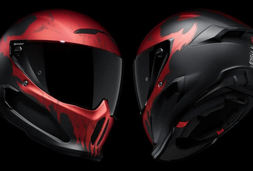 Ruroc AT4.0 Hellside Tampil Garang dengan Warna Merah, Usung Teknologi Peredam Benturan RHEON