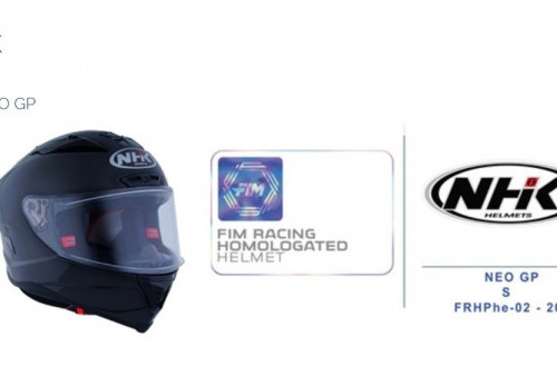 NHK Neo GP Jadi Helm Indonesia Pertama yang Raih Standar Keselamatan FIM 2