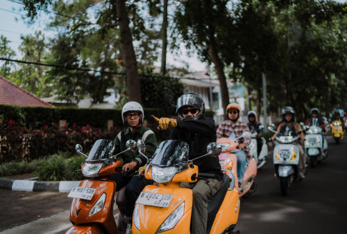 Riding Bareng TVS Callisto x Narros: Keseruan Fun Ride Jelajahi Kota Bandung