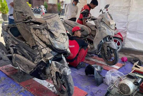 Yamaha Indonesia Tunjukkan Kepedulian, Sediakan Posko Servis Gratis untuk Korban Banjir di Bali