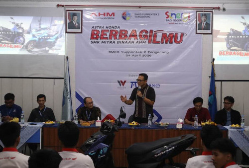 Astra Honda Berbagi Ilmu, Perkuat Kompetensi Vokasi Lewat Teknologi Vario 125 Street
