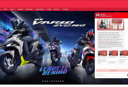 Asisten Virtual Wanda Bantu Pemilik Motor Honda Akses Informasi Servis dan Promo dengan Mudah