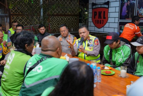 Pererat Silaturahmi, Kakorlantas Polri Ajak Komunitas Ojol Kota Batu Jadi Sahabat Polisi