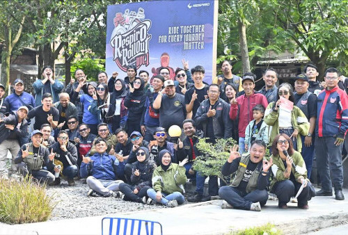 Respiro Roll-Out Vol. 1 Perkuat Solidaritas 42 Komunitas Motor Jawa Barat