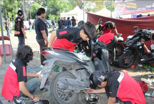 Kolaborasi LBMM ITS dan Pertamina Sediakan Layanan Servis Gratis bagi Warga Surabaya