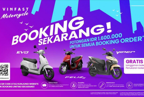 VinFast Resmi Buka Pre-Order Tiga Skuter Listrik Terbaru untuk Pasar Indonesia