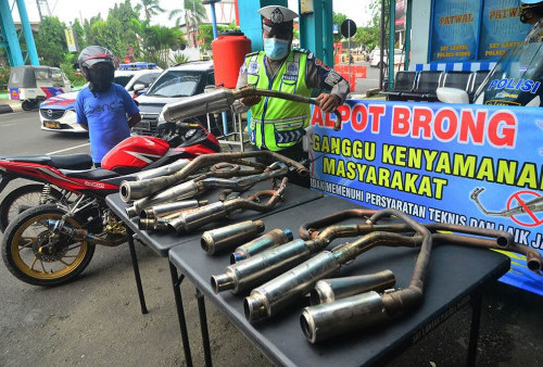 Sanksi Knalpot Brong: Denda Maksimal Rp 250 Ribu Menanti Jika Lewati Batas Desibel