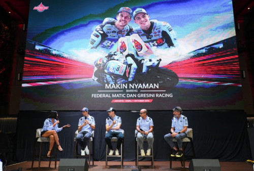 Federal Oil Perkenalkan Pelumas Sintetik 'Spesialis Dingin' Bareng Tim Gresini Racing di Jakarta