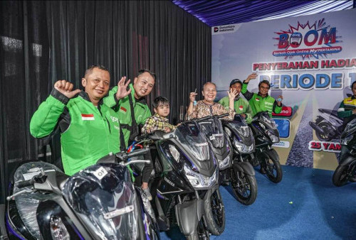 Pertamina Bagikan 25 Yamaha Lexi kepada Mitra Ojol Lewat Program BOOM Periode Pertama