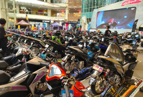 Pecah Rekor Peserta, Ratusan Motor Modifikasi Tumplek Blek di Mix Matic Day 2026