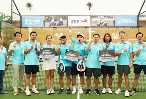 TVS iQube Padel Day Ajak Gaya Hidup Sehat dan Buktikan Kelincahan di Tengah Kota