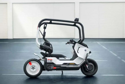 BMW Motorrad Vision CE Sebuah Konsep Skuter Listrik Futuristik yang Bebas Helm