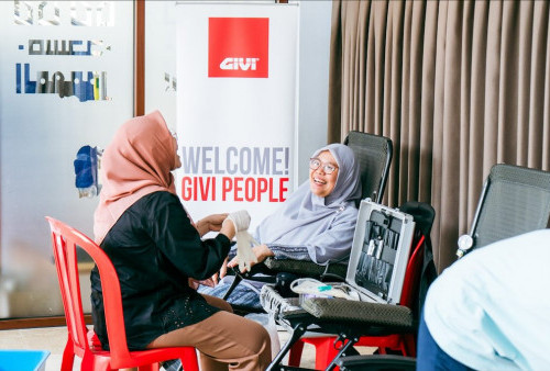 GIVI Indonesia Dukung Aksi Kemanusiaan Melalui Donor Darah Jelang Bulan Suci Ramadan