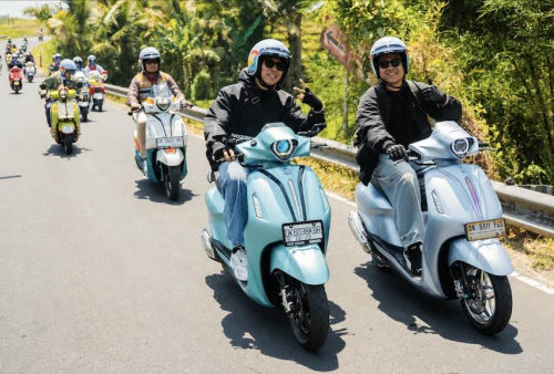 Yamaha Grand Filano Hybrid Buktikan Performa dan Efisiensi Saat Menjelajahi Tanjakan Bedugul