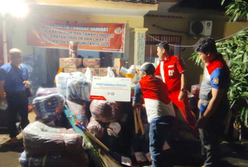 Aksi Tanggap Darurat Pertamina Peduli, Salurkan Bantuan Kemanusiaan untuk Korban Banjir dan Longsor Sukabumi