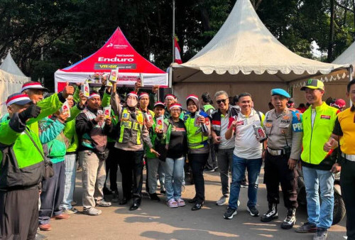Polda Metro Jaya Gelar Kopdar Kebangsaan Jaga Jakarta Bersama Ojol dan Komunitas Otomotif