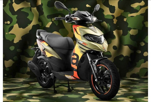 Aprilia Hadirkan SR 125 Tribute Edition, Skuter dengan Tampilan Militer