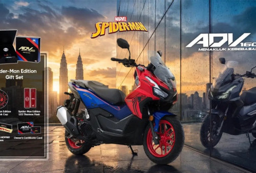 Hanya Diproduksi 300 Unit, Honda ADV 160 Edisi Spesial Spiderman Resmi Meluncur!