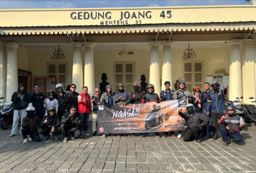 Jelajahi Jakarta, Wahana Ajak Komunitas Jajal Fitur Honda PCX160 di Acara NGASAB