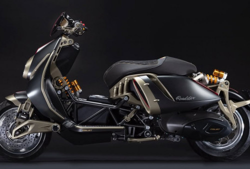 Bukan Skuter Biasa! Italjet Roadster 400 Debut dengan Desain Nyentrik di EICMA