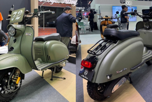 Gaya Brutal Klasik! Royal Alloy JPS160 Edisi Flat Tracker Tampil Gahar di Thailand Motor Expo 2025