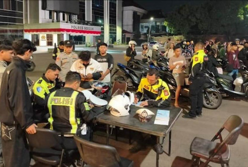 Knalpot Brong Ditertibkan, Polres Bogor Amankan 75 Unit dalam Operasi Lalu Lintas