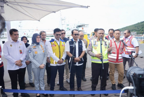 Korlantas Pastikan Kesiapan Pelabuhan Merak Saat Operasi Lilin 2025 Jelang Nataru