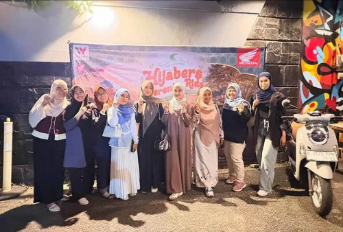 Hijabers Serenity Ride Jadi Wadah Kreatif Komunitas Honda Scoopy Jakarta Perkuat Solidaritas