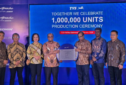 Tembus Produksi 1 Juta Unit, Kemenperin Apresiasi Kontribusi TVS Motor Bagi Ekonomi Nasional