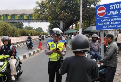 Polda Metro Jaya Perketat Penindakan Lawan Arus, Pelat Nomor Ditutup Juga Ditindak