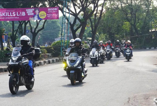 WMS Rayakan Puncak HPN 2026, Gelar Riding dan Edukasi Safety Riding untuk Konsumen Honda