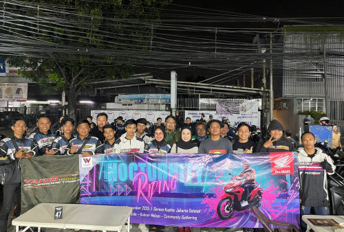 Wahana Gelar Vario Nocturnity Riding Bersama Komunitas Bahas Tuntas Modifikasi Malam Hari
