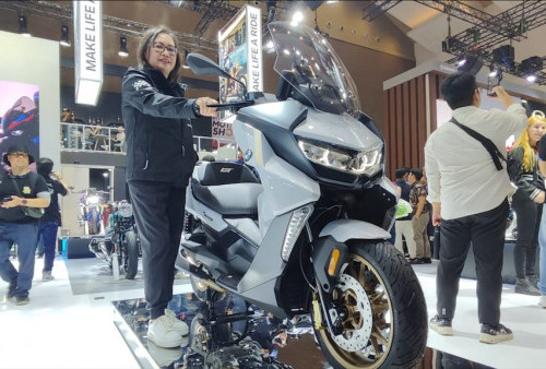 Tampil Agresif, BMW Motorrad Perkenalkan Skuter Maxi C400GT di IIMS 2026