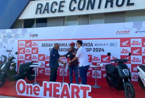 Motor Listrik Honda Resmi Beri Dukungan Penuh Moto-GP Mandalika