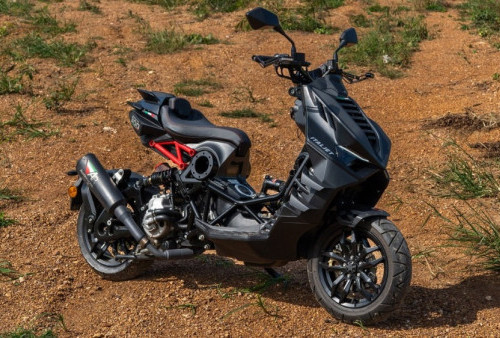 Resmi Meluncur di Thailand, Italjet Dragster 300 Black Edition Tampil Garang