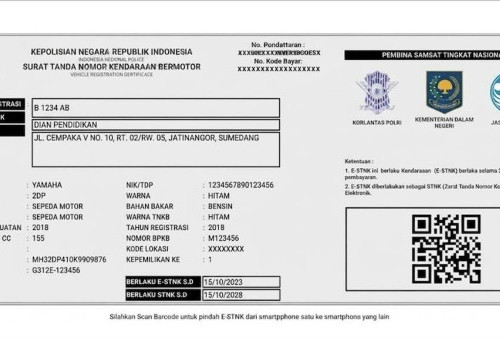 STNK Digital Resmi Bisa Dipakai, Begini Syarat dan Cara Membuatnya di HP