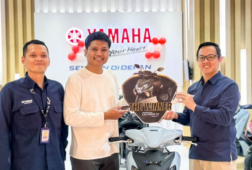 Kesetiaan 16 Tahun Bersama Yamaha Mio Berbuah Manis, Konsumen Asal Bogor Raih Hadiah Skuter Terbaru