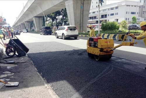 Jalan Berlubang di Jakarta Utara Terus Ditangani, Ribuan Titik Sudah Diperbaiki
