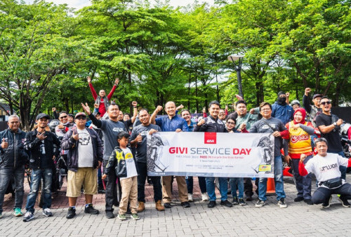 GIVI Gak Cuma Jual Box! Servis Gratis, Lelang Box Rp100 Ribu, Sampai Sharing Safety Riding! Solo Jadi Witness Pesta Brotherhood!